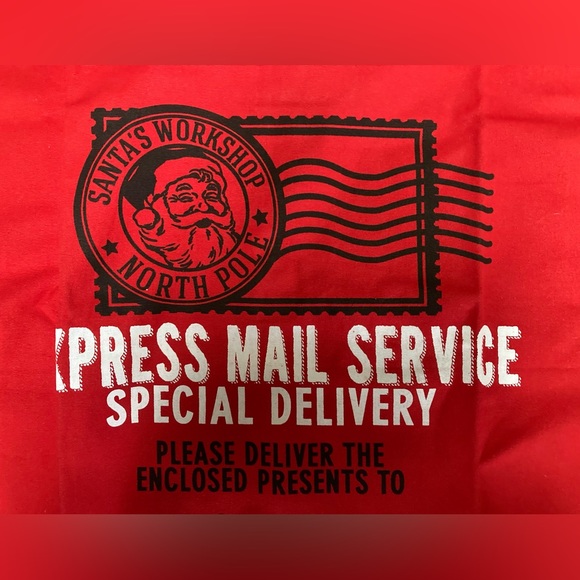 Twelve Timbers Christmas gift sack. Express Mail Service Special Del Good Boy - Picture 3 of 11